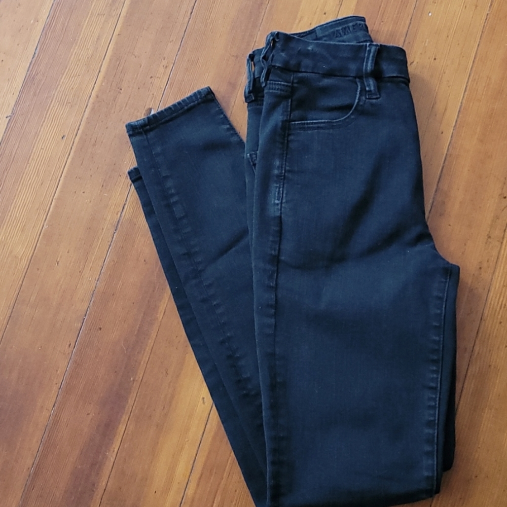 American Eagle jeans. Size 0 , Black.